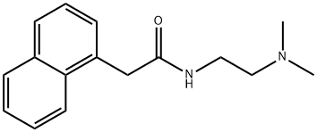 N-[2-(Dimethylamino)ethyl]-1-naphthaleneacetamide Struktur