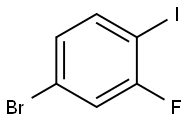 1-BROMO-3-FLUORO-4-IODOBENZENE Structure