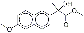 α-Hydroxy-6-Methoxy-α-Methyl-2-naphthaleneacetic Acid Methyl Ester Struktur