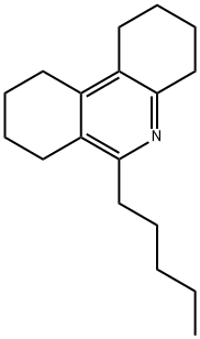 6-Pentyl-1,2,3,4,7,8,9,10-octahydrophenanthridine 结构式