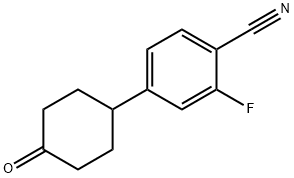 2-fluoro-4-(4-oxocyclohexyl)benzonitrile,105942-05-0,结构式