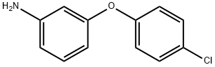 3-(4-CHLORO-PHENOXY)-PHENYLAMINE 结构式