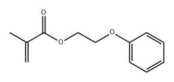 甲基丙烯酸-2-苯氧乙酯, 10595-06-9, 结构式