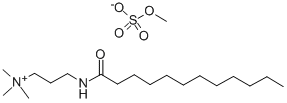methyl trimethyl-3-[(1-oxododecyl)amino]propylammonium sulphate  Struktur