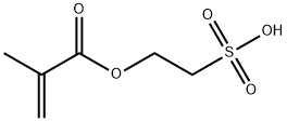 2-甲基-2-丙烯酸-2-磺乙酯, 10595-80-9, 结构式