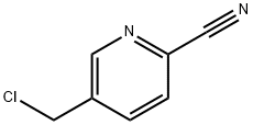 2-氰基-5-(氯甲基)-吡啶 结构式