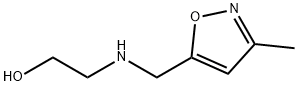 Ethanol, 2-[[(3-methyl-5-isoxazolyl)methyl]amino]- (9CI) Structure