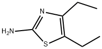 2-Thiazolamine,  4,5-diethyl- Structure