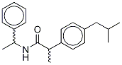 2-(4-异丁基苯基)-N-(1-苯基乙基)丙酰胺,105959-56-6,结构式