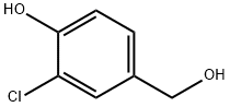 3-Chloro-4-hydroxybenzyl alchol Structure