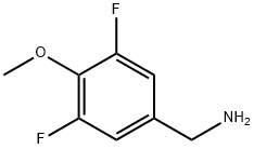 3,5-DIFLUORO-4-METHOXYBENZYLAMINE Struktur