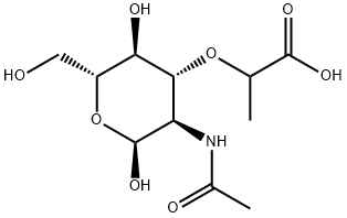 N-乙酰胞壁酸, 10597-89-4, 结构式