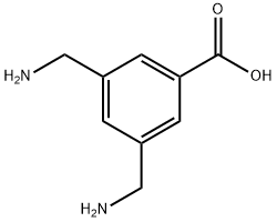 3,5-BIS-AMINOMETHYL-BENZOIC ACID Structure