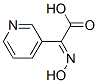 3-Pyridineaceticacid,alpha-(hydroxyimino)-,(E)-(9CI) Structure