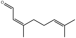 (Z)-3,7-二甲基-2,6-辛二烯醛,106-26-3,结构式