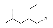 2-乙基4-甲基1-戊醇, 106-67-2, 结构式