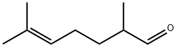 2,6-ジメチル-5-ヘプテナール 化学構造式