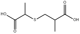 2,5-二甲基-3-硫杂己二酸 结构式