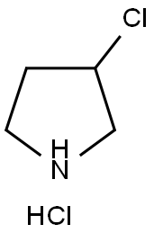 PYRROLIDINE, 3-CHLORO-, HYDROCHLORIDE 结构式