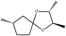1,4-Dioxaspiro[4.4]nonane,2,3,7-trimethyl-,(2R,3R,7S)-(9CI),106034-28-0,结构式