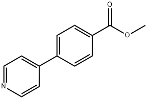 METHYL 4-(4-PYRIDINYL)BENZOATE Structure
