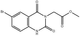 3(2H)-QUINAZOLINEACETIC ACID, 1,4-DIHYDRO-6-IODO-2,4-DIOXO-, METHYL ESTER Structure