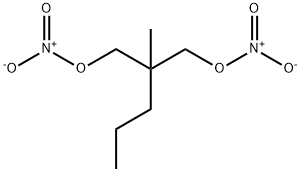 2-甲基-2-丙基丙烷-1,3-二硝酸盐 结构式