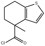 Benzo[b]thiophene-4-carbonyl chloride, 4,5,6,7-tetrahydro-4-methyl- (9CI) Structure