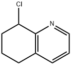 8-CHLORO-5,6,7,8-TETRAHYDROQUINOLINE 结构式