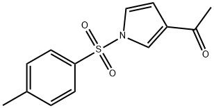 3-アセチル-1-(P-トリルスルホニル)ピロール 化学構造式