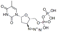 3'-azido-3'-deoxythymidine 5'-diphosphate|