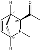 Ethanone, 1-(2-methyl-2-azabicyclo[2.2.1]hept-5-en-3-yl)-, endo- (9CI) 结构式