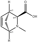 2-Azabicyclo[2.2.1]hept-5-ene-3-carboxylicacid,2-methyl-,endo-(9CI) Structure