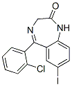 2H-1,4-Benzodiazepin-2-one, 5-(2-chlorophenyl)-1,3-dihydro-7-(iodo-125 I)- Structure