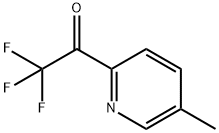 2,2,2-trifluoro-1-(5-Methylpyridin-2-yl)ethanone 化学構造式