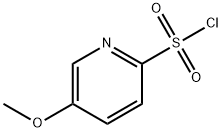 5-Methoxy-pyridine-2-sulfonyl chloride 化学構造式