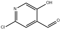 2-クロロ-5-ヒドロキシイソニコチンアルデヒド 化学構造式