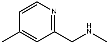N-Methyl-1-(4-Methylpyridin-2-yl)MethanaMine Struktur