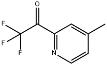 2,2,2-trifluoro-1-(4-Methylpyridin-2-yl)ethanone 化学構造式