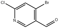 4-broMo-6-chloronicotinaldehyde Struktur