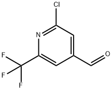2-Chloro-6-trifluoroMethyl-pyridine-4-carbaldehyde Struktur