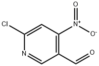 3-Pyridinecarboxaldehyde, 6-chloro-4-nitro- Struktur