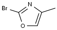 2-ブロモ-4-メチルオキサゾール 化学構造式