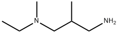 (3-アミノ-2-メチルプロピル)エチル(メチル)アミン 化学構造式