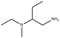 N-[1-(aminomethyl)propyl]-N-ethyl-N-methylamine Struktur