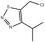 5-(chloromethyl)-4-isopropyl-1,2,3-thiadiazole Struktur