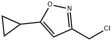 3-(chloromethyl)-5-cyclopropylisoxazole Struktur