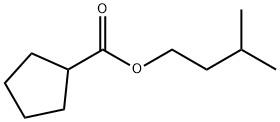 Isopentyl cyclopentanecarboxylate Struktur