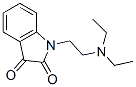 1-[2-(DIETHYLAMINO)ETHYL]-1H-INDOLE-2,3-DIONE 结构式