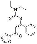 N,N-diethyl-1-[(E)-3-(2-furyl)-3-oxo-1-phenyl-prop-1-enyl]sulfanyl-met hanethioamide|